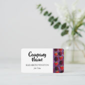 Einfache Moderne Visitenkarte (Stehend Vorderseite)