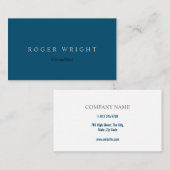 Einfache Moderne Visitenkarte (Vorne/Hinten)