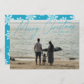 Einfache moderne Vollblut frohe Weihnachten (Vorne/Hinten)