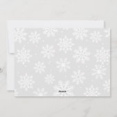 Einfache moderne Vollblut frohe Weihnachten (Rückseite)