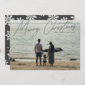 Einfache moderne Vollblut frohe Weihnachten (Vorne/Hinten)