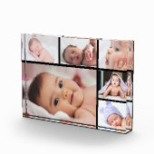 Einfache moderne Vorlage für 6 Bilder Fotoblock (Rechts)