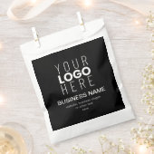 Einfache moderne Vorlage für Ihr Firmenlogo Geschenktütchen (Ausgeschnitten)