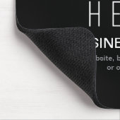 Einfache moderne Vorlage für Ihr Firmenlogo Mousepad (Ecke)