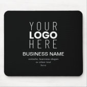 Einfache moderne Vorlage für Ihr Firmenlogo Mousepad (Vorne)