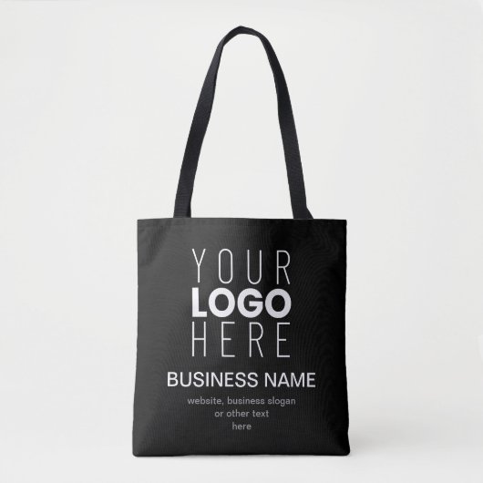 Einfache moderne Vorlage für Ihr Firmenlogo Tasche (Vorderseite)
