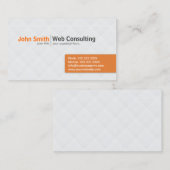 Einfache moderne Web Consulting-Visitenkarte Visitenkarte (Vorne/Hinten)