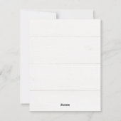 Einfache moderne Weihnachtsbaume Non-Foto Feiertagskarte (Rückseite)