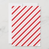 Einfache moderne Weihnachtsfeier 60. Geburtstagspa Einladung (Rückseite)