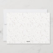 Einfache moderne Weihnachtskarte für Familien Feiertagskarte (Rückseite)