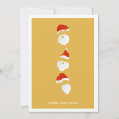 Einfache moderne Weihnachtszeit Feiertagskarte (Vorderseite)