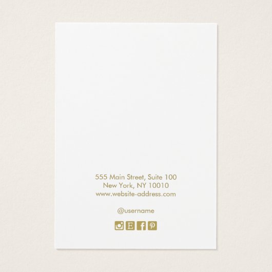 Einfache, moderne, weiße Grenzverlaufskarte (Rückseite)