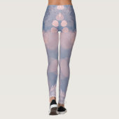 Einfache moderne weiße Winterleggings Leggings (Rückseite)