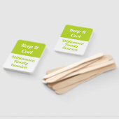 Einfache moderne Wiedersehen - Cool grün Behalten Fächer (Non-assembled)