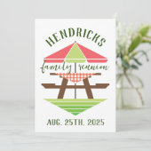 Einfache, moderne Wiedersehen-Einladung Einladung (Stehend Vorderseite)