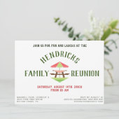 Einfache, moderne Wiedersehen-Einladung Einladung (Stehend Vorderseite)