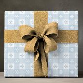 Einfache moderne Winterschneeflocken Weihnachten Geschenkpapier