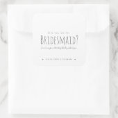 Einfache Moderne wird mein übergeordneter Vorschla Quadratischer Aufkleber (Tasche)