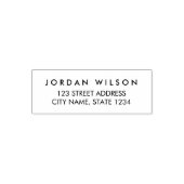 Einfache moderne Zuhause-Adresse Permastempel (Design)