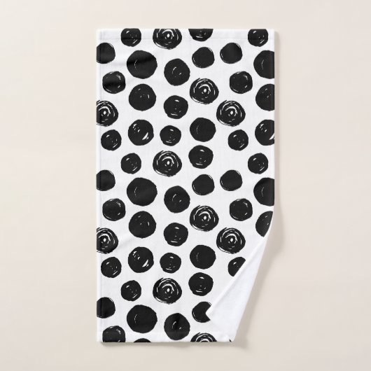 Einfache modische schwarze badhandtuch set (Handtuch)