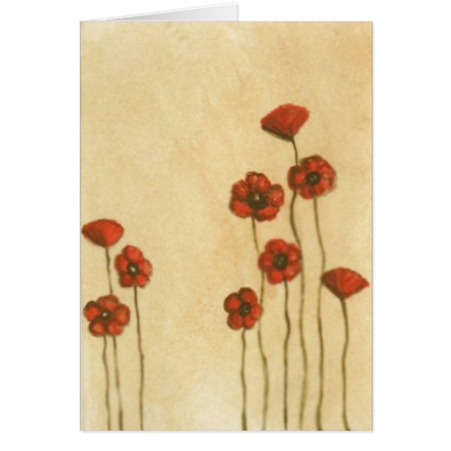 Einfache Mohnblumen (Vorne)