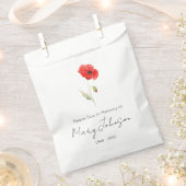 Einfache Mohnsamen-Päckchen Beerdigung Geschenktütchen (Ausgeschnitten)