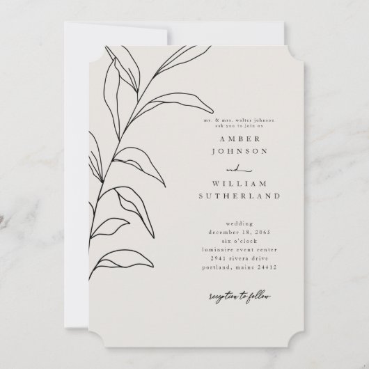 Einfache Momente Eltern Einladung Stem Ticket (Vorderseite)