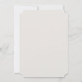 Einfache Momente HandGezeichnet Stem Wedding Ticke Einladung (Rückseite)