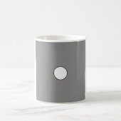 Einfache Mondphasen-Tasse mit Linienkunst - Monoch Kaffeetasse (Mittel)