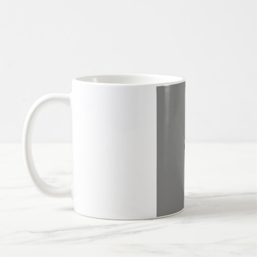 Einfache Mondphasen-Tasse mit Linienkunst - Monoch Kaffeetasse (Links)