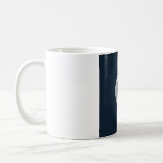 Einfache Mondphasen-Tasse mit Linienkunst - Tiefes Kaffeetasse