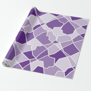 Einfache, monochrome geometrische Kontrast Random- Geschenkpapier