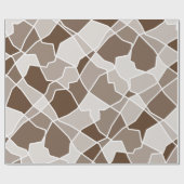 Einfache, monochrome geometrische Kontrast Random- Geschenkpapier (Flach)