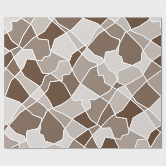 Einfache, monochrome geometrische Kontrast Random- Geschenkpapier (Flach)