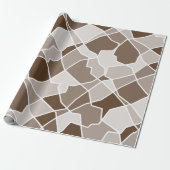 Einfache, monochrome geometrische Kontrast Random- Geschenkpapier (Ungerollt)