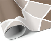 Einfache, monochrome geometrische Kontrast Random- Geschenkpapier (Rolleneckpunkt)