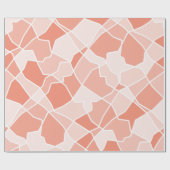 Einfache, monochrome Geometrische Kontrast Random Geschenkpapier (Flach)