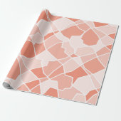 Einfache, monochrome Geometrische Kontrast Random Geschenkpapier (Ungerollt)