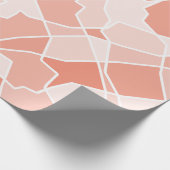 Einfache, monochrome Geometrische Kontrast Random Geschenkpapier (Ecke)