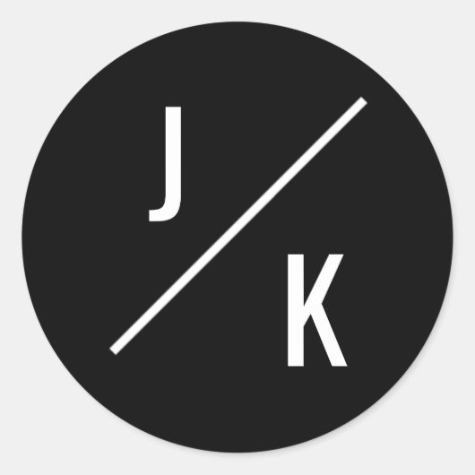 Einfache monochrome Kreise bevorzugen Aufkleber (Vorderseite)