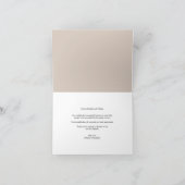 Einfache Monogram Box 4 Multi-Foto Moderne Hochzei Dankeskarte (Innenseite)