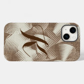 Einfache Monogram Elegant Boho Phone Case (Rückseite (Horizontal))