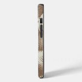 Einfache Monogram Elegant Boho Phone Case (Rückseite / Links)