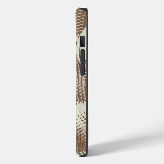 Einfache Monogram Elegant Boho Phone Case (Rückseite / Links)