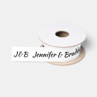 Einfache Monogram Wedding Individuelle Name Person