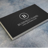 Einfache Monogram Wine Guide Business Card Visitenkarte