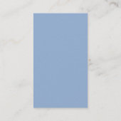 Einfache Monogramm Designer-Visitenkarte Visitenkarte (Rückseite)