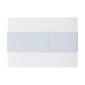 Einfache Monogramm Einladungsbanderole (Rückseitenbeispiel)