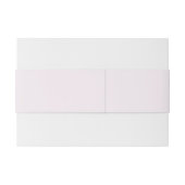 Einfache Monogramm Einladungsbanderole (Rückseitenbeispiel)