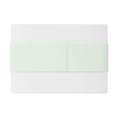 Einfache Monogramm Einladungsbanderole (Rückseitenbeispiel)